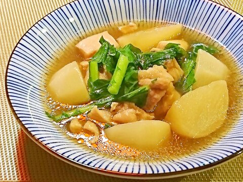 かぶと鶏肉の和風煮